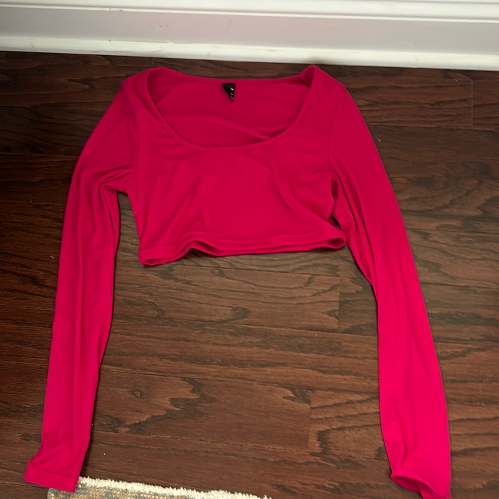 Hot Pink Crop Top
